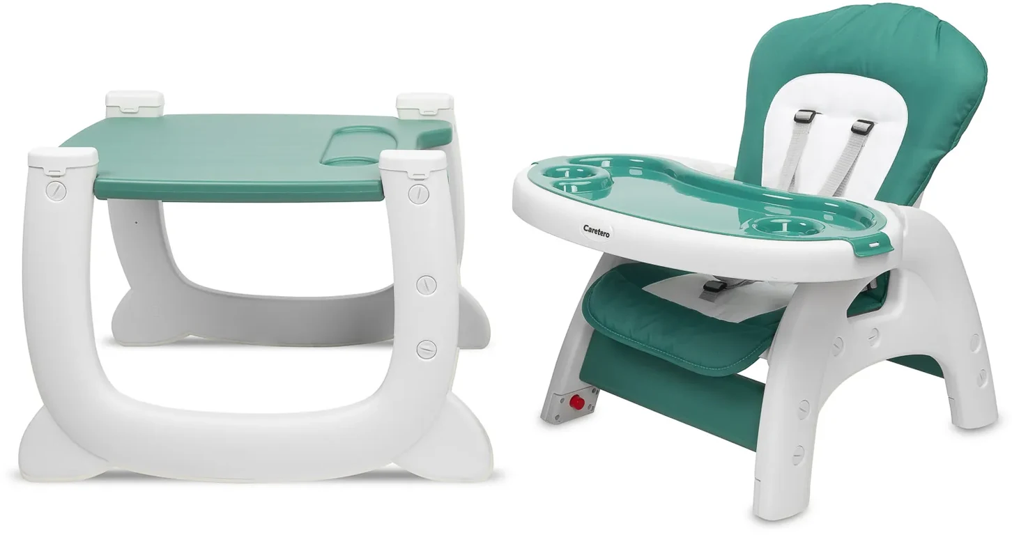 Дитячий стільчик для годування Caretero Homee Green